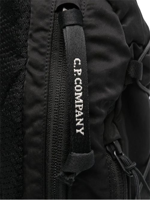 Marsupio uomo nero con zip e logo CP COMPANY | RCCMAC734A005269G999